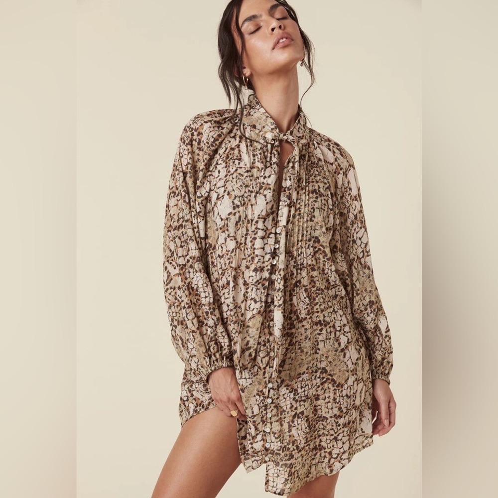 Spell Women’s 1985 Shirt Dress in Honeycomb - Medium